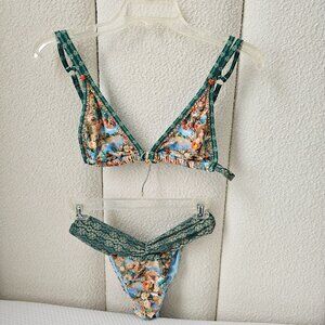 Bydee Prague Bikini Top and Ios Bikini Bottom - Reverie - Large L